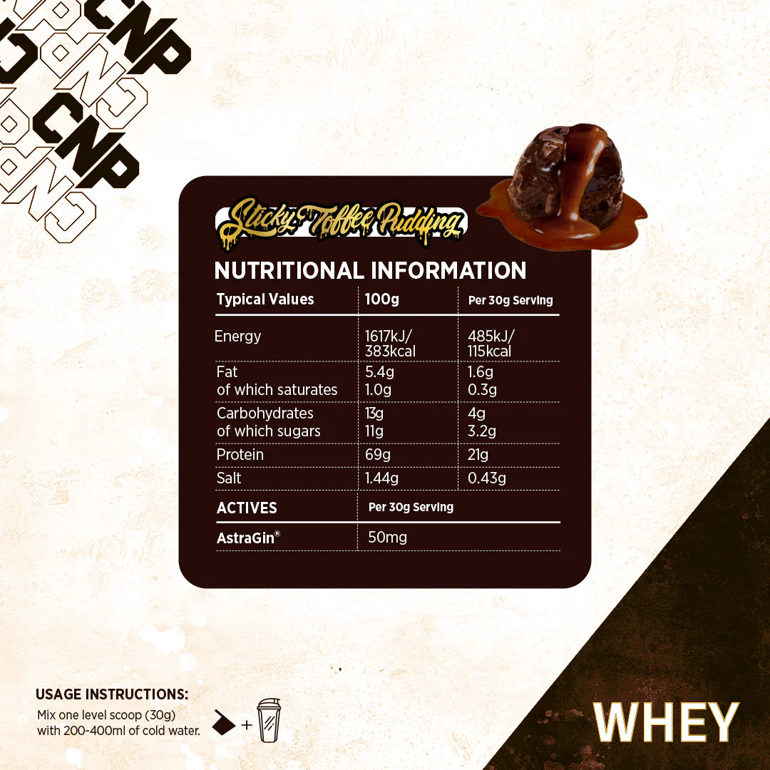 CNP Whey, Sticky Toffee Pudding, 900G