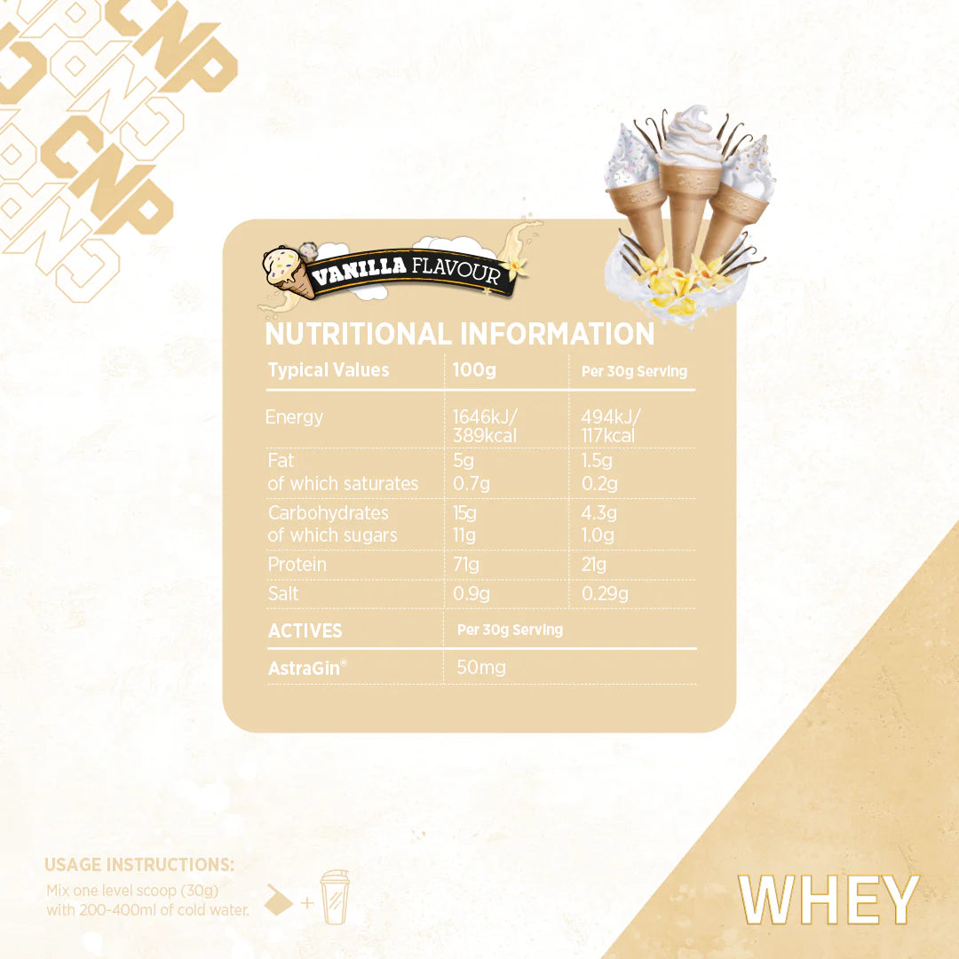 CNP Whey, Vanilla, 900G