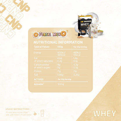 CNP Whey, Cereal Milk, 900G